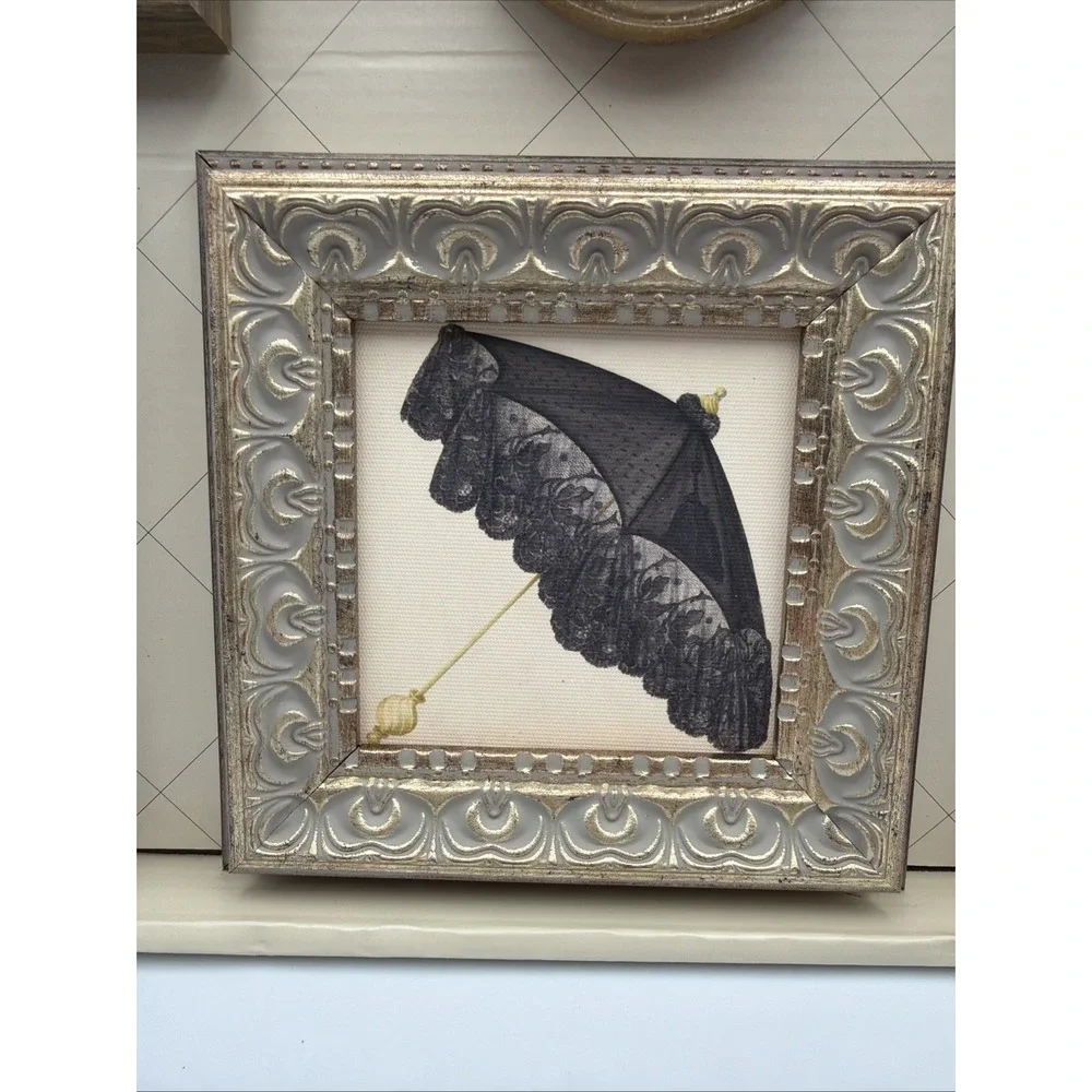 Petal Lane Halloween 6pc Spooky Gothic Wall Art Set Witch Raven Ghost Haunted